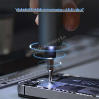 Chave de Fenda Elétrica 25 In 1 - Magnetic Tool D201 com LED