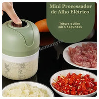 Mini Processador Elétrico - Turbo Mix