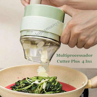 Multiprocessador Recarregável - Cutter Plus  4 In1
